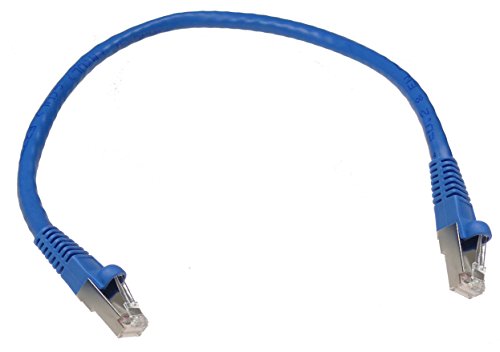 NTW Cat6 Ethernet Cable Shielded 100 FT Blue Plated RJ45 Connector Internet LAN Wire Cable Cord for Modem Router PC Mac Laptop PS2 PS3 PS4 Xbox 360 Patch Panel Faster Than Cat5 Cat5e (Model: 345-S6-100BL)