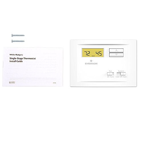 Emerson NP110 Non-Programmable Single Stage Thermostat, 4, 0.5