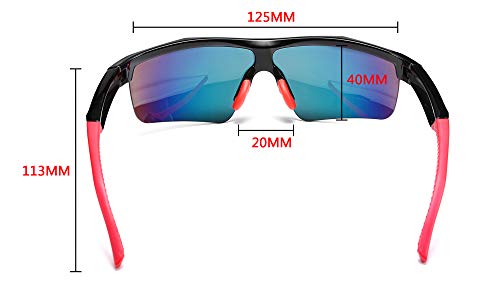 FEISEDY Kids Teens Baseball Polarized Sunglasses Sports TR90 Frame Boys Girls Cycling B2454