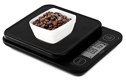 Ozeri Garden and Kitchen Scale II, with 0.1 g (0.005 oz) 420 Variable Graduation Technology, Burnt Ochre