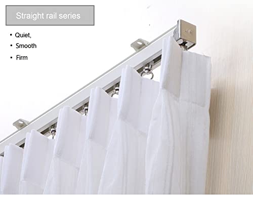 Yinpecly 20Pcs Curtain Track Rollers Stainless Steel Frame Twin Wheeled Carriers Drapery Rail Sliding Glider for Windows Shower Curtain Tracks 0.43" Dia