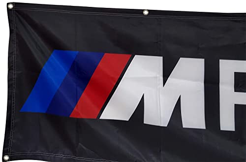 Daoops BMW Flag M Power Automotive Repair Racing 2x8ft Banner