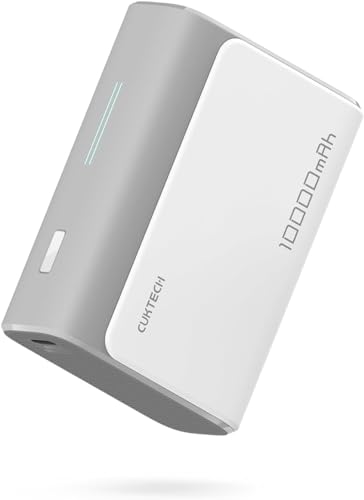 CUKTECH 30W Mini Power Bank, 10,000mAh Portable Charger with PPS PD3.0, Dual-Charging Ports Battery Pack, Compatible with iPhone 15/14 Series, iPad Air/Pro, Samsung S24 Ultra, Surface Pro, Switch etc