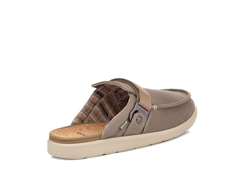 Sanuk Men's Happy Hour Lite Slip-On Mule, Brown, Size 8