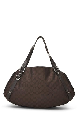 Gucci, Pre-Loved Brown Original GG Nylon Abbey Tote Large, Brown