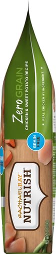 Nutrish Rachael Ray Zero Grain Dry Dog Food, Chicken & Sweet Potato Recipe, 26 Pounds