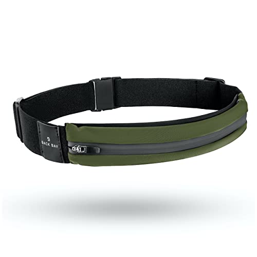 Slim Running Belt for Women & Men [Fits ALL Phones], Runners Fanny Pack for Men, Running Belt, Money Belt, Running Gear, Waist Bag Workout Gear, Fishing Belt, iPhone Running Phone Holder Waist Pack…