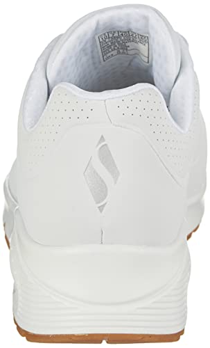 Skechers Women's Uno-Stand on Air Sneaker, Black/White, 9