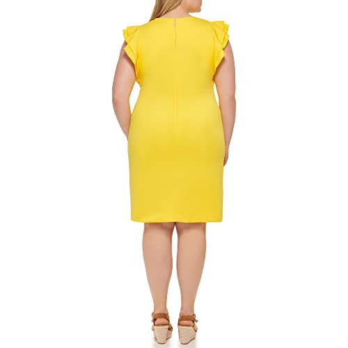 Tommy Hilfiger Women's Dress Plus Size,Mango,22W