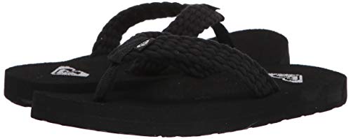 Roxy Girls Porto Sandal Flip Flop, Black 20, 1 Little Kid