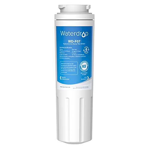 Waterdrop UKF8001 Refrigerator Water Filter 4, Replacement for Whirlpool® EDR4RXD1, EveryDrop® Filter 4, Maytag® UKF8001AXX-750, UKF8001AXX-200, 46-9006, Puriclean II, WF-UKF8001, WD-F07