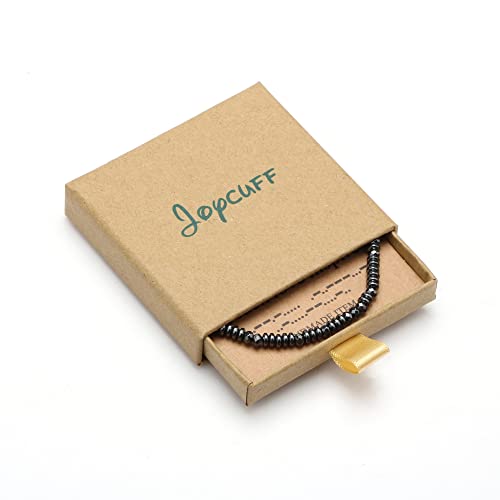 JoycuFF Woman Jewelry Morse Code Bracelets for Her Inspirational Adjustable Handmade Jewelry for Women Trendy Wrap Morse Code Bracelet