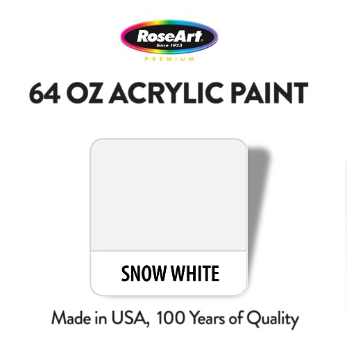 RoseArt Acrylic Paint Raven Black 64 oz.