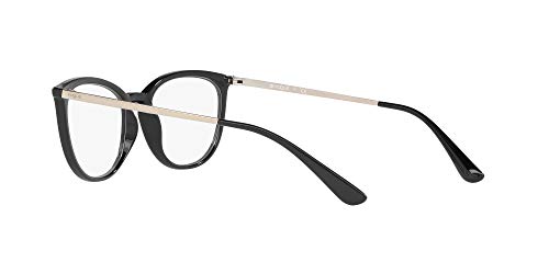 Vogue Eyewear Women's VO5276 Cat Eye Prescription Eyewear Frames, Transparent/Demo Lens, 53 mm