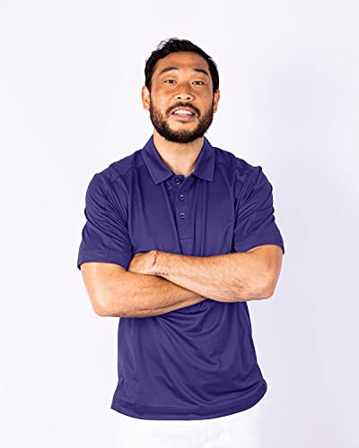 Cutter & Buck Prospect Textured Stretch Mens Big & Tall Polo, Atlas, LT