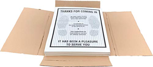 AutoMat Plastic Coated Disposable Paper Automotive Floor Mat (Case of 500)