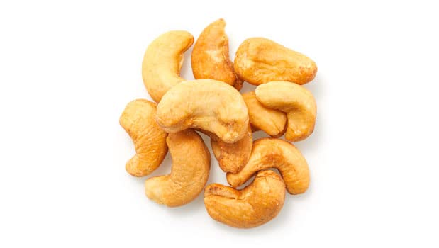Yupik Roasted Unsalted Whole Cashews, 2.2 lb (35.2 oz), Gluten-Free, Kosher, Vegan, Crunchy Nuts, Lightly Roasted, No Added Salt, Source of Protein & Iron, Savory Snacks