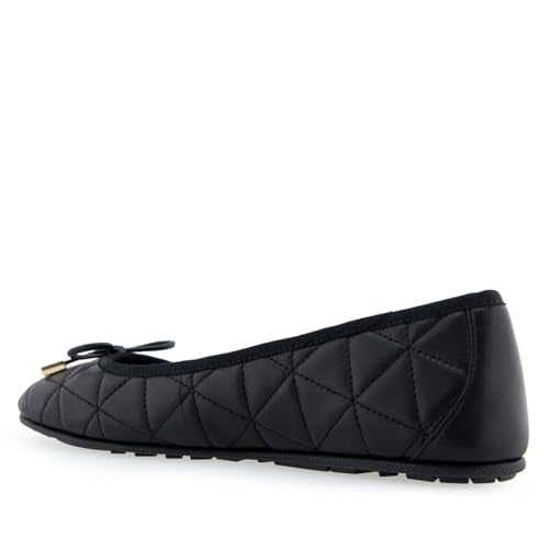 Aerosoles Women's PIA Ballet Flat, Black Quilted Leather, 9.5