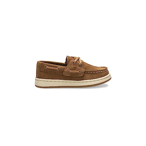 Sperry boys Sperry Cup Ii Boat Shoe, Brown, 3.5 Big Kid US