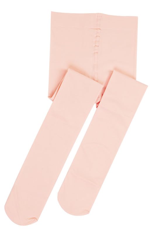 DIPUG Girls White Tights Toddler Dance Footed Kids Ballet School Uniform Opaque Stockings 3t 4t 5t