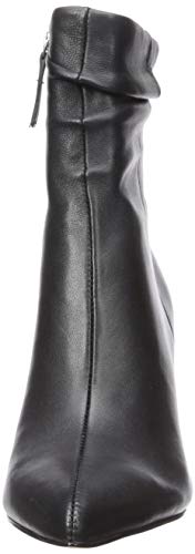 Bella Vita Women's Danielle Dress Bootie Ankle Boot, Black Leather, 7 W US