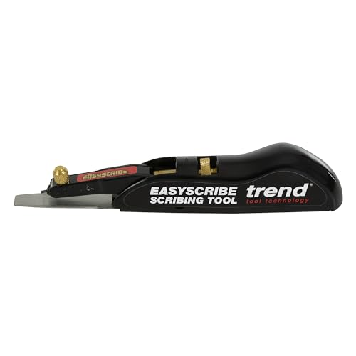 Trend EasyScribe Scribing Tool, Accurate Scribing Solution for Carpenters, Joiners, Tilers, Kitchen & Shop Fitters, E/SCRIBE, Black