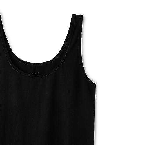 Tilley Women's Organic Scoop Tank, Black, Small