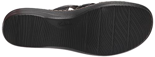 Clarks Women's Merliah Karli Sandal, Black, 8