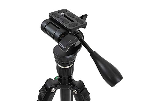 Celestron 82051 Hummingbird Fast Action Pan Tilt Head Tripod for a Spotting Scope, Binocular or Camera, Black