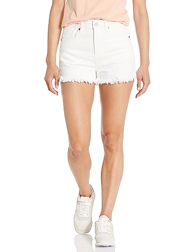 [BLANKNYC] Womens Luxury Clothing Denim Short with Frayed Hem, Fashionable & Stylish, See You Again, 24