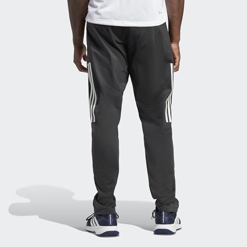 adidas Men's 3-Stripes Knitted Tennis Pants, Black