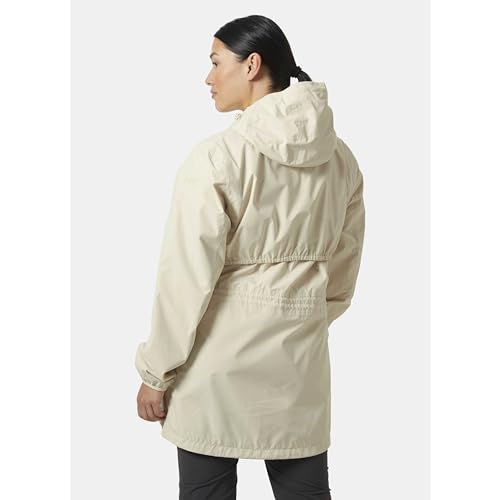 Helly-Hansen Women's Essence Mid Rain Coat, 034 Cream