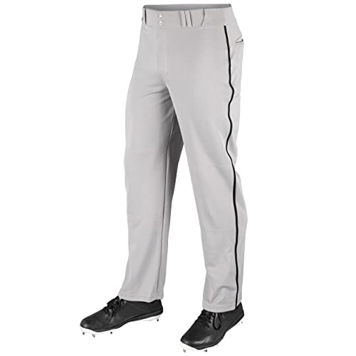 Champro Men's Standard Straight, Grey, Black, Medium