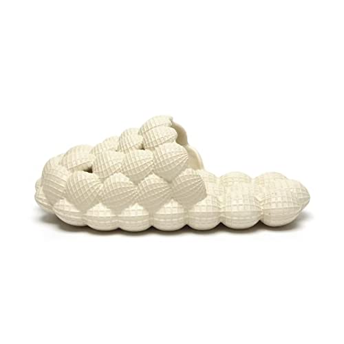 Cheval Unisex Bubble Slides for Kids, Massage Golf Ball Shoes Slides, Funny Lychee Bubble Slippers for Spa, Bedroom, Gym, Shower, Beach,Bath