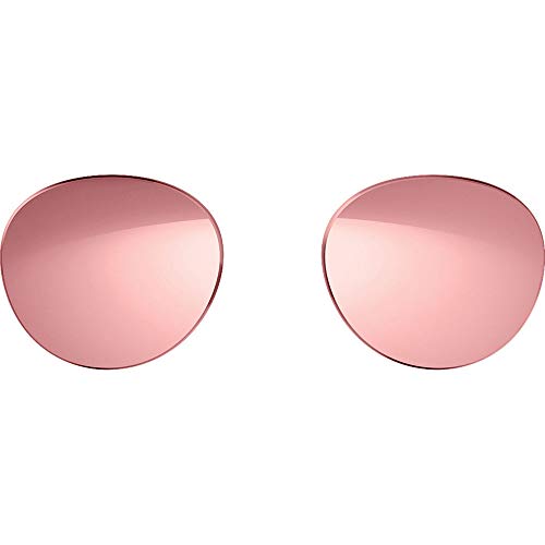 Bose Frames Lens Collection, Mirrored Rose Gold Rondo Style (Polarized), interchangeable replacement lenses, Medium