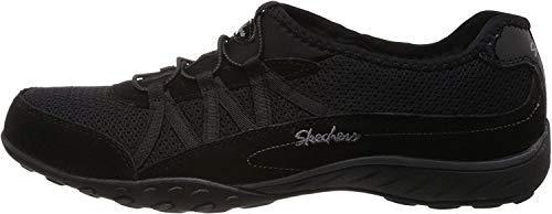 Skechers Sport Women's Relaxation Fashion Sneaker,Black,9 M US