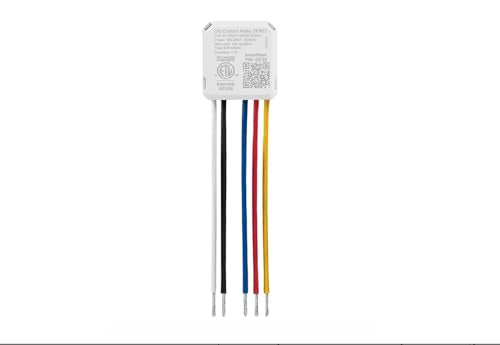Zooz 700 Series Z-Wave Long Range Smart Relay ZEN51 | Installs Behind Wall Switch Or at The Light | Compatible with SmartThings, Hubitat, and Home Assistant | Z-Wave Hub Required (Sold Separately)