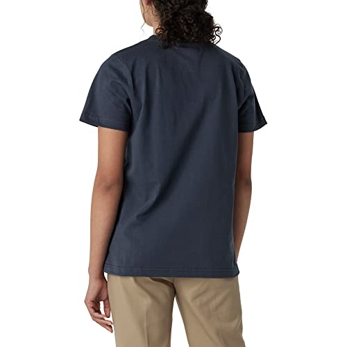 Dickies Women's Short Sleeve Heavyweight T-Shirt, Airforce Blue