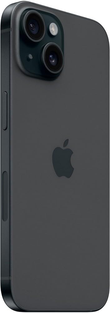 Apple iPhone 15 (Renewed), 128GB, Black - Unlocked