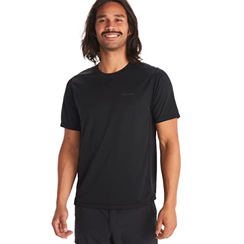 MARMOT Men's Windridge Short-Sleeve Tee | Lightweight, Breathable | Small, Black