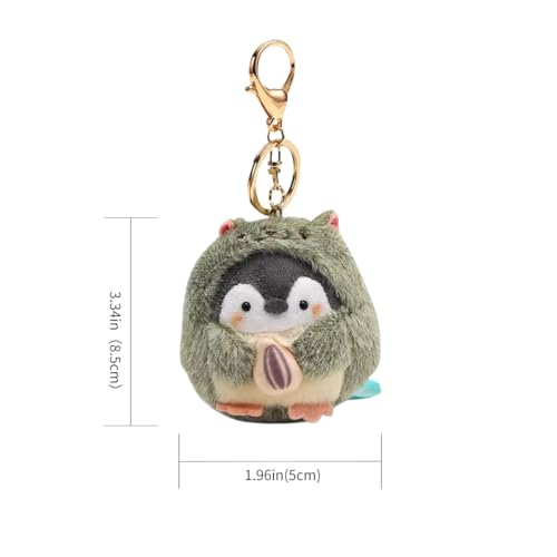 jiesinlov Kawaii Plush Penguin Pendant Cute Keychain,Purse Backpack Charms Accessories Key Chain for Women or Girls Bags