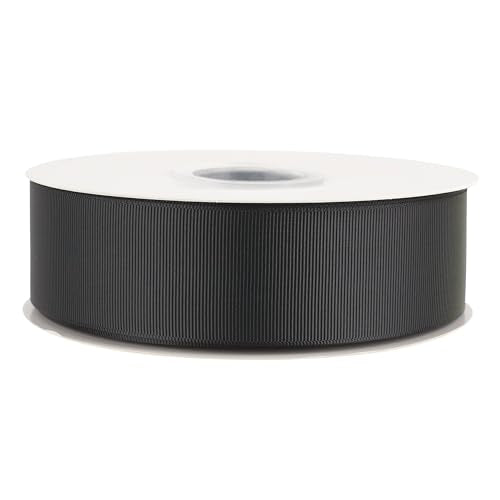 MEEDEE Ivory Grosgrain Ribbon 1-1/2 Inch Grosgrain Hair Ribbon 50 Yards Per Roll Thick Ivory Ribbon for Hair Bow Supplies Boutique Grosgrain Ribbons for Crafts, Sewing, Scrapbooking