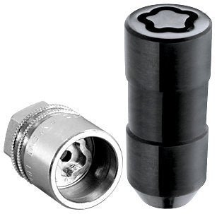 McGard 24220 Black Cone Seat Wheel Locks (1.5 x 7.5 x 6) inches Thread Size - Set of 4