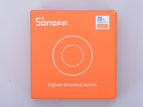 SONOFF Zigbee Switch, SNZB-01P Wireless Push Button, Supports to Create Smart Scenes, Trigger The Connected Devices on eWelink APP with Three Control Options, SONOFF ZigBee Bridge Required, 1Pack
