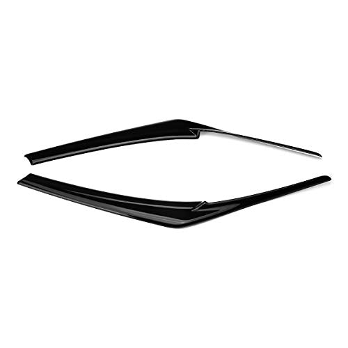 Xhfarce Gloss Black Headlight Eyebrow Eyelid Cover Trim Decoration Sticker for Toyota Camry 2024 2023 2022 2021 2020 2019 2018 Accessories