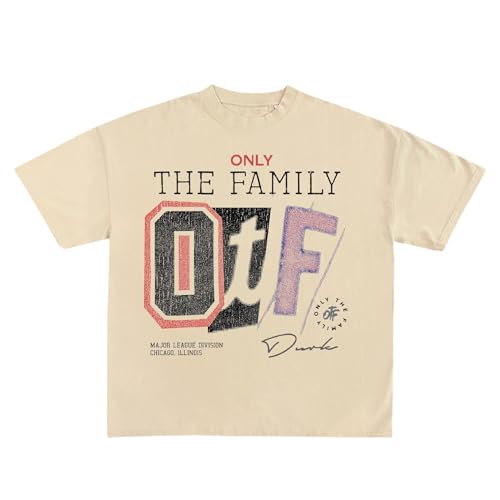 Lil Durk Unisex's Standard OTF Major League Tee, Wheat