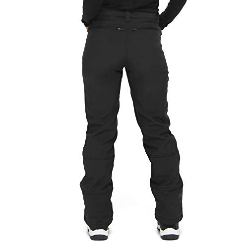 Arctix Women's Sarah Fleece-Lined Softshell Pants, Black, Medium