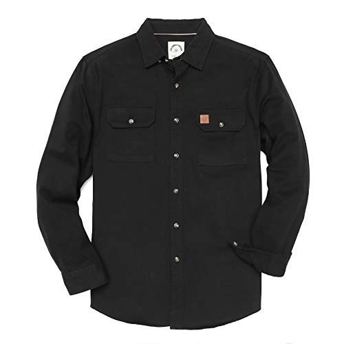 Dubinik® Mens Long Sleeve Button Down Shirts Work Shirt Mens Shirts Long Sleeve Rugged Casual Cotton Shirt with Pockets Camouflage