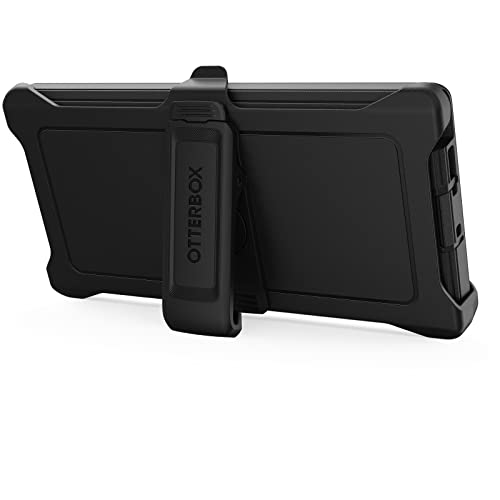 OtterBox Galaxy S23 Ultra Defender Series Case - BLACK, rugged & durable, with port protection, includes holster clip kickstand