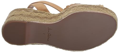 Sam Edelman Amber Wedge Sandal Terra Orange 10 Medium